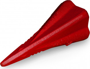 Štípací klín z uhlíkové oceli | červený č.1