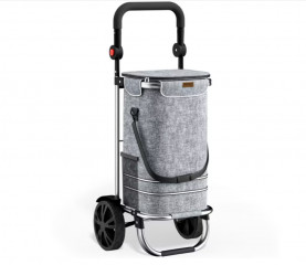 Nákupní vozík 56L 31x24x54cm | šedý