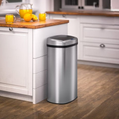Senzorový odpadkový koš z nerezové oceli | 50L č.1