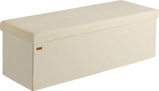 Lavice s úložným prostorem 114x38x38cm | béžová č.1