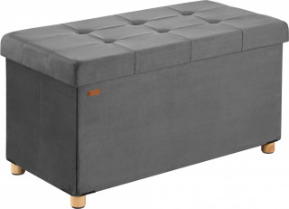 Lavice s úložným prostorem 76x38x42cm | antracit č.1