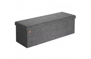 Lavice s výklopným víkem 115x38x38cm| tmavě šedá č.1