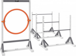 Agility překážky pro psy | bílé č.1