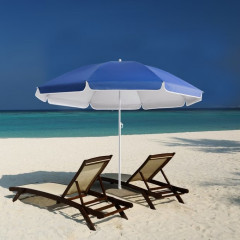 Slunečník Crete Blue 2m s funkcí naklápění č.1