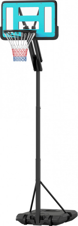 Basketbalový koš se stojanem na kolečkách | černý