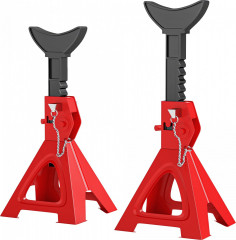 Stojan na zvedák 19x18x29-41,8 cm | červený + černý č.1