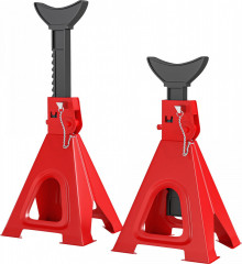 Stojan na zvedák 26x23x37,5–59,2 cm | červený + černý č.1