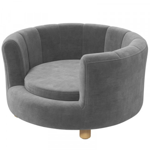 Pohovka pro mazlíčky 37x65x64 cm | šedá č.2