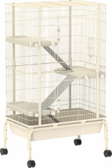 Klec pro hlodavce 69x44x120 cm | béžová