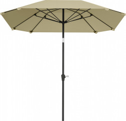 Osmistranný slunečník, průměr 233 cm | béžový č.1