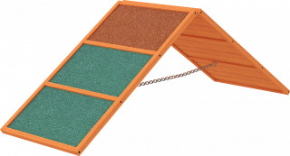 Agility rampa pro psy 173x66x59 cm | oranžová + zelená č.1