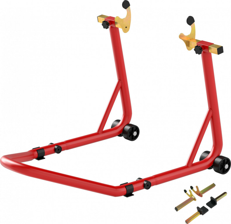 Montážní stojan na motorku 58,5x34,5x69 cm | červený