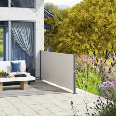 Výsuvná boční markýza 300 x 100 cm | světle šedá č.1