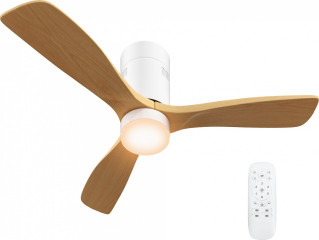 Stropní ventilátor s osvětlením | přírodní č.1