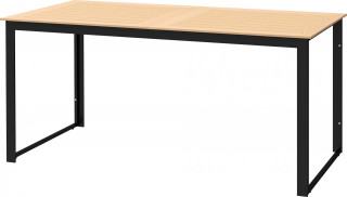 Zahradní stůl 160x80x75 cm | teak + černý