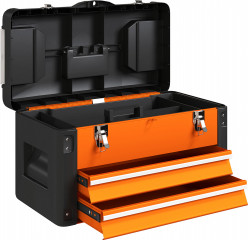 Prázdný box na nářadí 49,7 x 25,3 x 28,9 cm | oranžový č.1