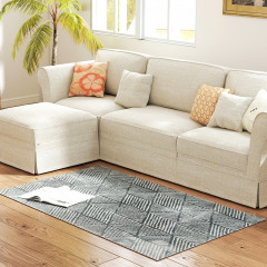 Omyvatelný koberec 150 x 80 cm | tmavě šedý č.1