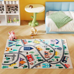 Koberec s krátkým vlasem 160 x 120 cm | vícebarevný č.1