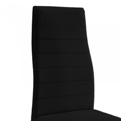 Jedálenská stolička New York 4ks | čierna č.3