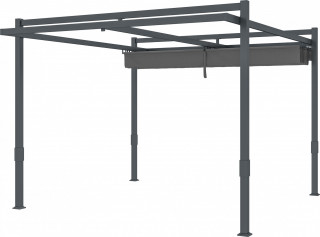 Hliníková pergola 3,5 x 3 m | šedá