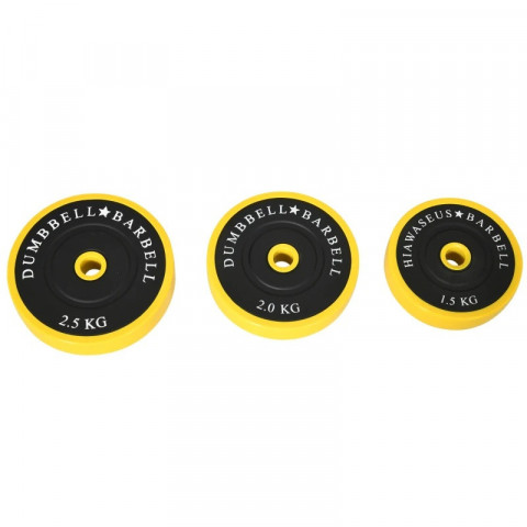 Nastavitelná ergonomická sada činek 3 v1 | žluté a černé č.8