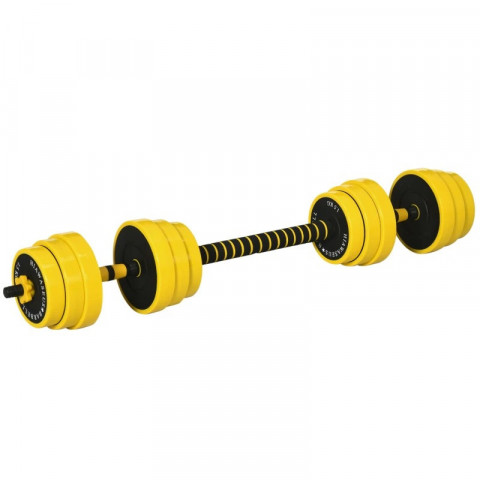 Nastavitelná ergonomická sada činek 3 v1 | žluté a černé č.9