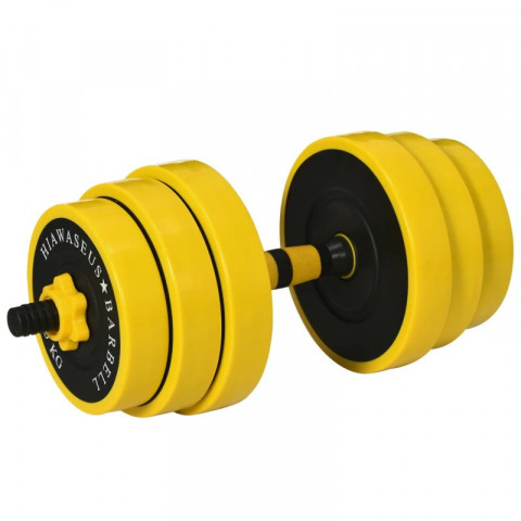 Nastavitelná ergonomická sada činek 3 v1 | žluté a černé č.11