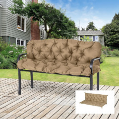 Polstrování na zahradní lavičku 150x98x8 | khaki č.1