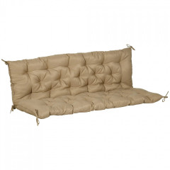 Polstrování na zahradní lavičku 150x98x8 | khaki č.2