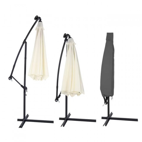 Kryt na konzolový slunečník 3,5m | antracit č.2