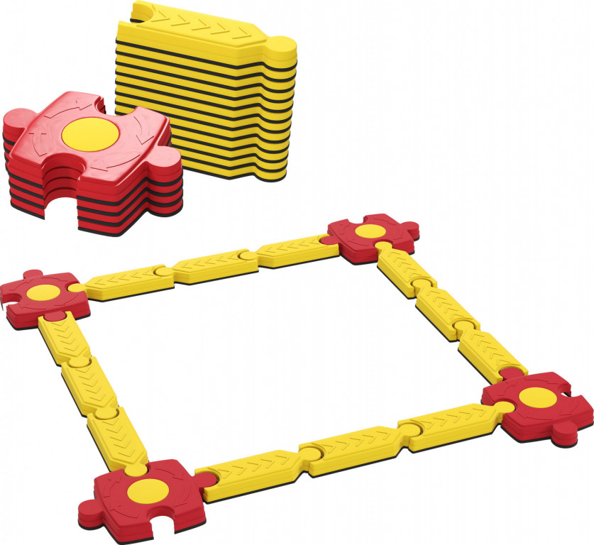 Dětská balanční kladina pro děti 3-8 let | žlutá