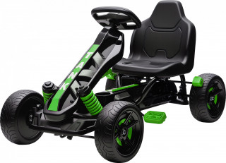 Šlapací motokára s ruční brzdou | zelená č.1