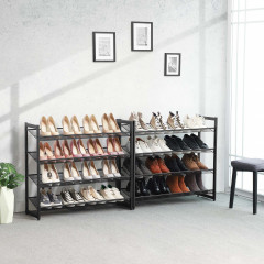 Variabilní organizér na boty 92,5 x 30,7 x 163,5 cm | černý
