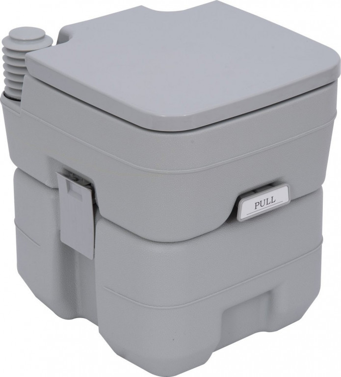 Přenosná kempinková toaleta | šedá