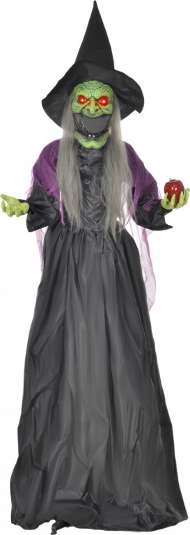 Halloweenská dekorace čarodějnice 180 cm | vícebarevná