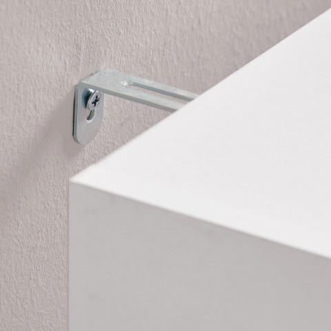 6 patrová knihovna 40 x 24 x 178,5 cm | bílá č.7