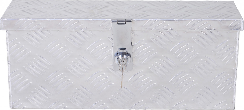 Hliníkový box na nářadí 50 x 15,5 x 20,5 cm | stříbrný