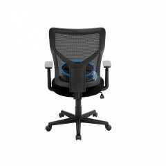 Ergonomická kancelářská židle s opěradlem | černá č.3