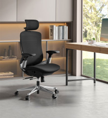 Ergonomická kancelářská židle s možností polohování | černá č.1