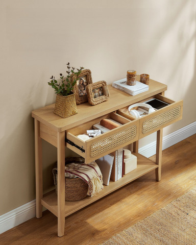 Konzolový stolek 30 x 100 x 80 cm | dub č.2
