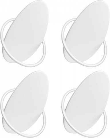 Háčky na kabáty 4ks | bílé č.3