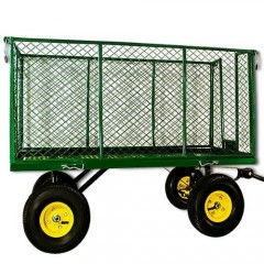 Záhradný vozík s výklopnými bokmi 550 kg č.3