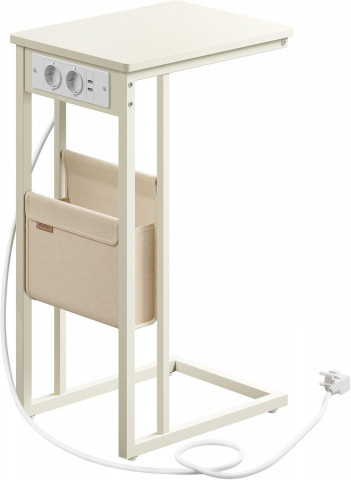 Noční stolek se zásuvkami 30 x 40 x 62 cm | bílý č.5