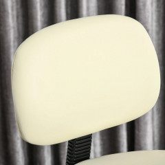 Otočná barová židle s opěradlem 56x57x104-127 cm | béžová č.3