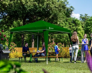 Skládací altán Capri 3x3m | zelený č.1