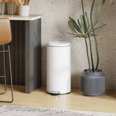 Odpadkový koš, 30 litrů | krémově bílý č.1