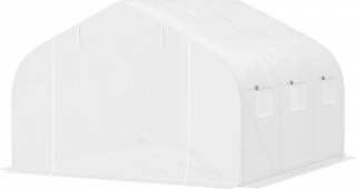 Fóliový skleník 3,5 x 3 x 3 m s UV ochranou | bílý č.1