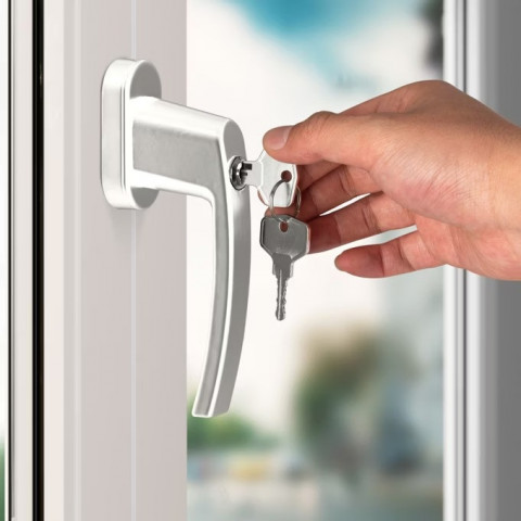 Sada 2 okenních klik | bílé č.5