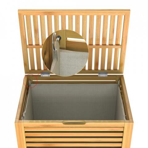 Bambusový koš na prádlo 62 l č.3