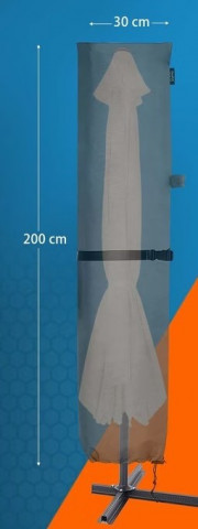 Kryt na slunečník antracitový Ø350cm č.3